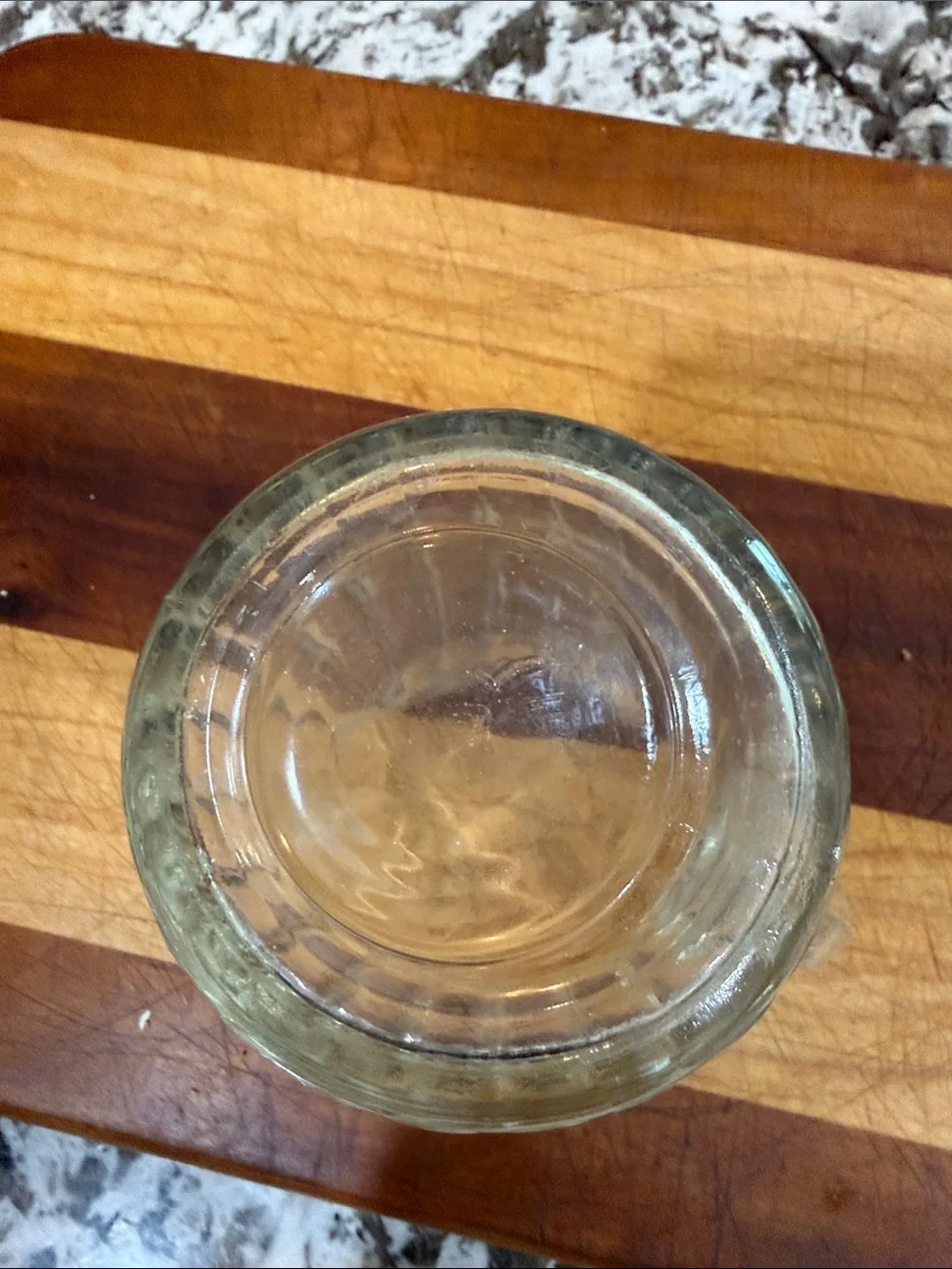 Vintage Clear Ribbed Syrup Pitcher - Classic Glass Serving Pitcher